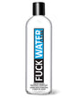 Fuck Water Clear Water-based Lubricant 16 Oz bottle with clear fluid for smooth and comfortable lubrication.