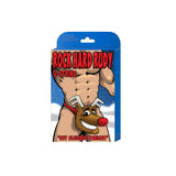 Male Power Novelty Rock Hard Rudy Reindeer G-String Brown packaging featuring playful reindeer design and text.
