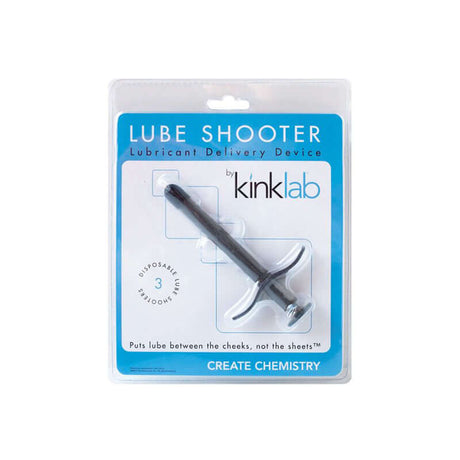 Kinklab Lube Shooter Smoke personal lube applicator in packaging for precise lubricant delivery.