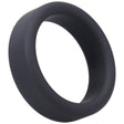 Tantus Super Soft C-Ring Onyx in sleek black silicone designed for comfort and performance enhancement.