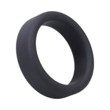 Tantus Super Soft C-Ring Onyx silicone support ring for comfort and performance enhancement.