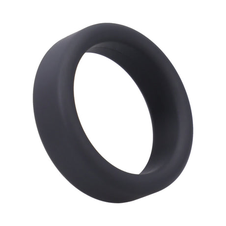 Tantus Super Soft C-Ring Onyx silicone support ring for comfort and performance enhancement.