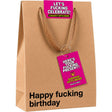 Wood Rocket Let's Fucking Celebrate Present Novelty Gift