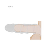 RealRock Realistic 9 inches Penis Sleeve Extender Sling Tan
