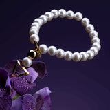 UPKO "Moist Eyes" Pearl Necklace Collar