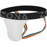 Zona Snow Pride Pulse Jockstrap Small featuring a wide elastic waistband and breathable contoured pouch.