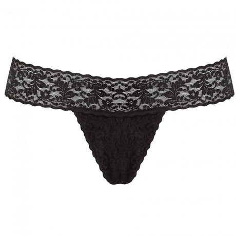 Love To Love Secret Panty 2 Vibrating Panty Black Onyx lace G-string with a rechargeable bullet for discreet pleasure.