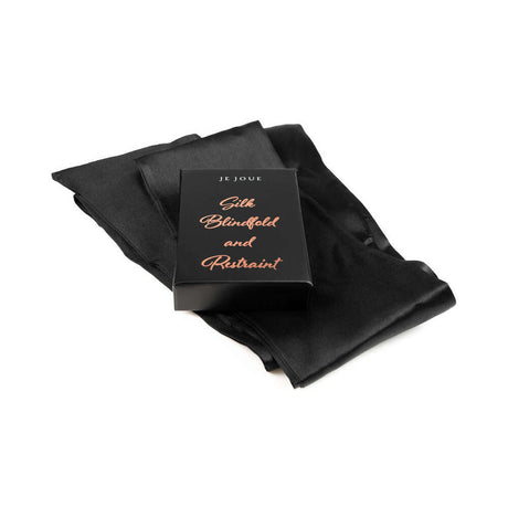Je Joue The Naughty Collection 4-piece Gift Set featuring silk blindfold and restraint.