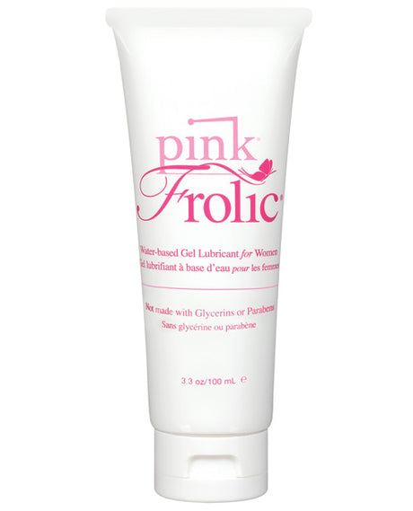 Pink Frolic Gel Lubricant 3.3 oz Flip Top Tube