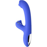 Evolved Oh Gee Silicone Rechargeable G-Spot Vibrator Blue, designed for focused G-spot stimulation and blended orgasms.