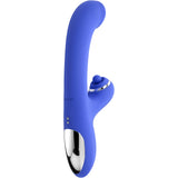 Evolved Oh Gee Silicone Rechargeable G-Spot Vibrator Blue for powerful stimulation and blended orgasms.
