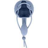 Zero Tolerance In A Nutshell Vibrating Ball Cup Blue showcases its ergonomic design and soft silicone, ideal for enhancing sensations.