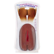 Cloud 9 Personal Pussy & Anal Body Mold Stroker Brown in packaging showcasing its dual stroker features.