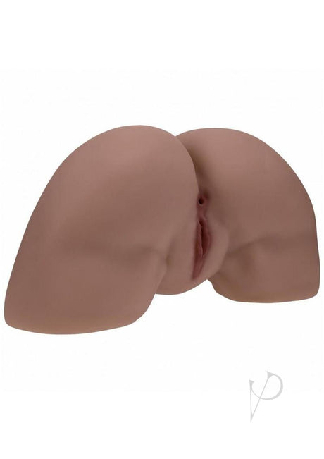 Xkin Clara Vossi Dual Entry TPE Masturbator Chocolate - Image 2