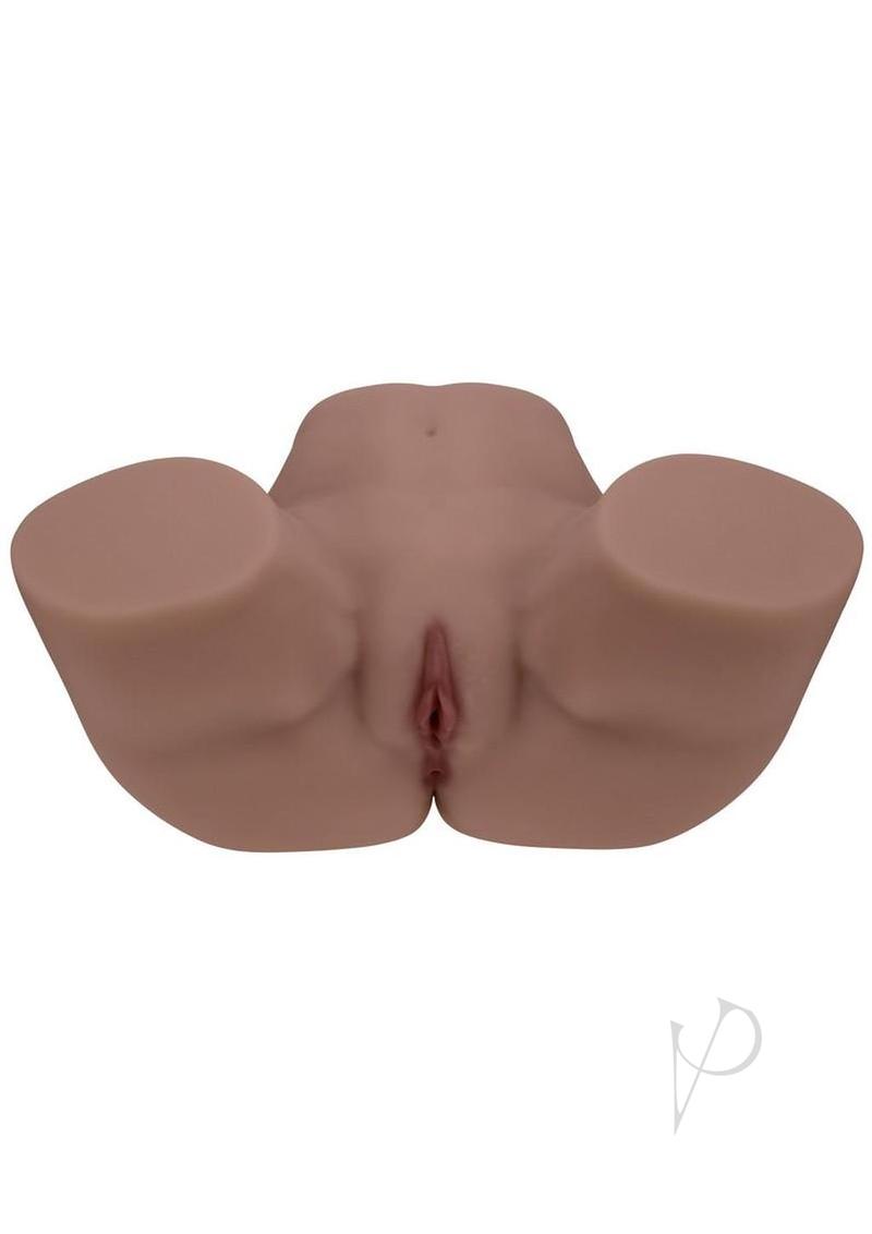 Xkin Clara Vossi Dual Entry TPE Masturbator Chocolate - Image 3