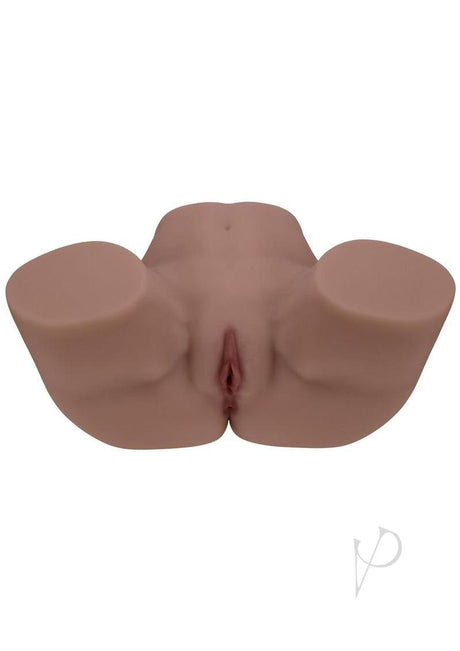 Xkin Clara Vossi Dual Entry TPE Masturbator Chocolate - Image 3