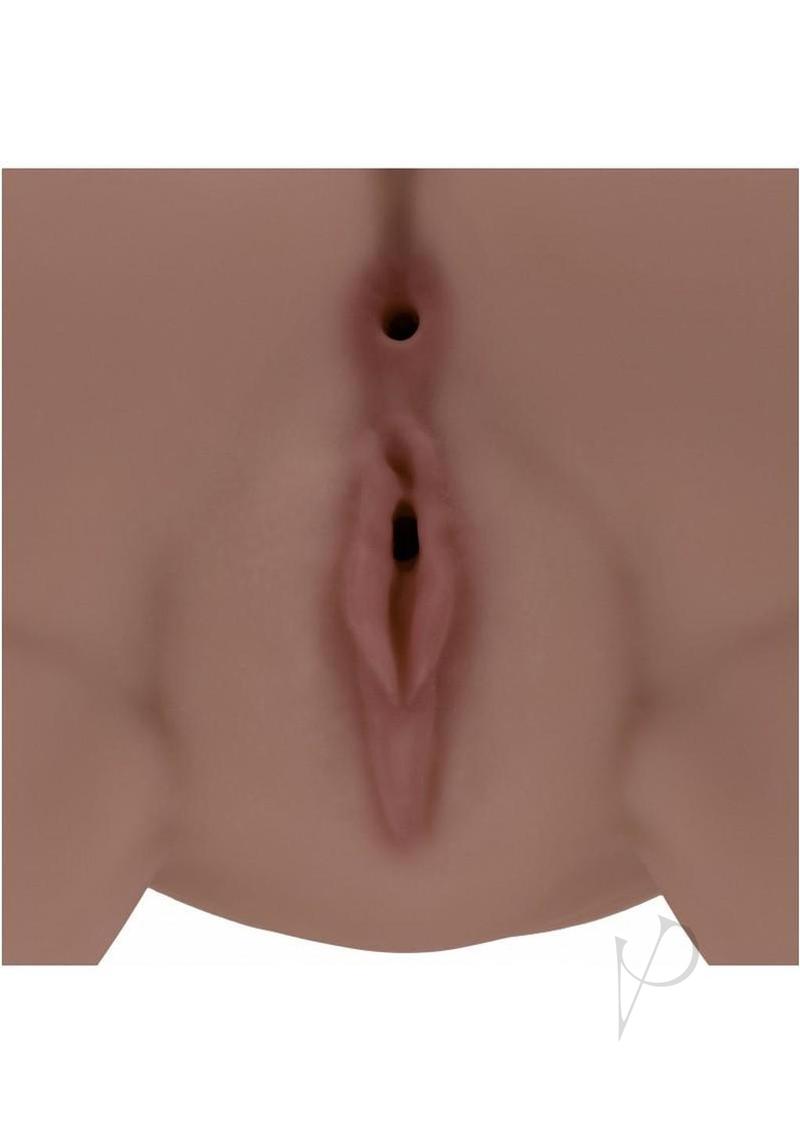 Xkin Clara Vossi Dual Entry TPE Masturbator Chocolate - Image 4