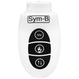 Xcitme Sym-B Master Controller Vibrator Accessory showing control buttons for interchangeable heads.