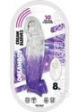 Wet Dreams Dreamboy 8 Inch Vibrating Penis Sleeve Purple