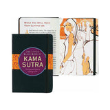 Cover of the Little Black Book Of Kama Sutra showcasing its compact design and illustrated pages.