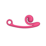 Snail Vibe Curve Dual Stimulator Pink designed for G-spot and A-spot stimulation in a discreet, quiet experience.