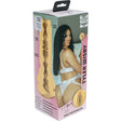 Feel Tyler Wisby By Kiiroo Pornstar Masturbator packaging featuring seductive design and realistic stroker entrance.