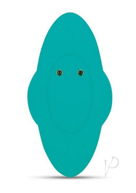 Bodywand 4Play Quiver Rechargeable Butt Plug Aqua, featuring smooth tapered design and flared base for comfort.