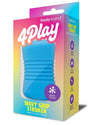 Bodywand 4Play Wavy Grip Stroker Blue