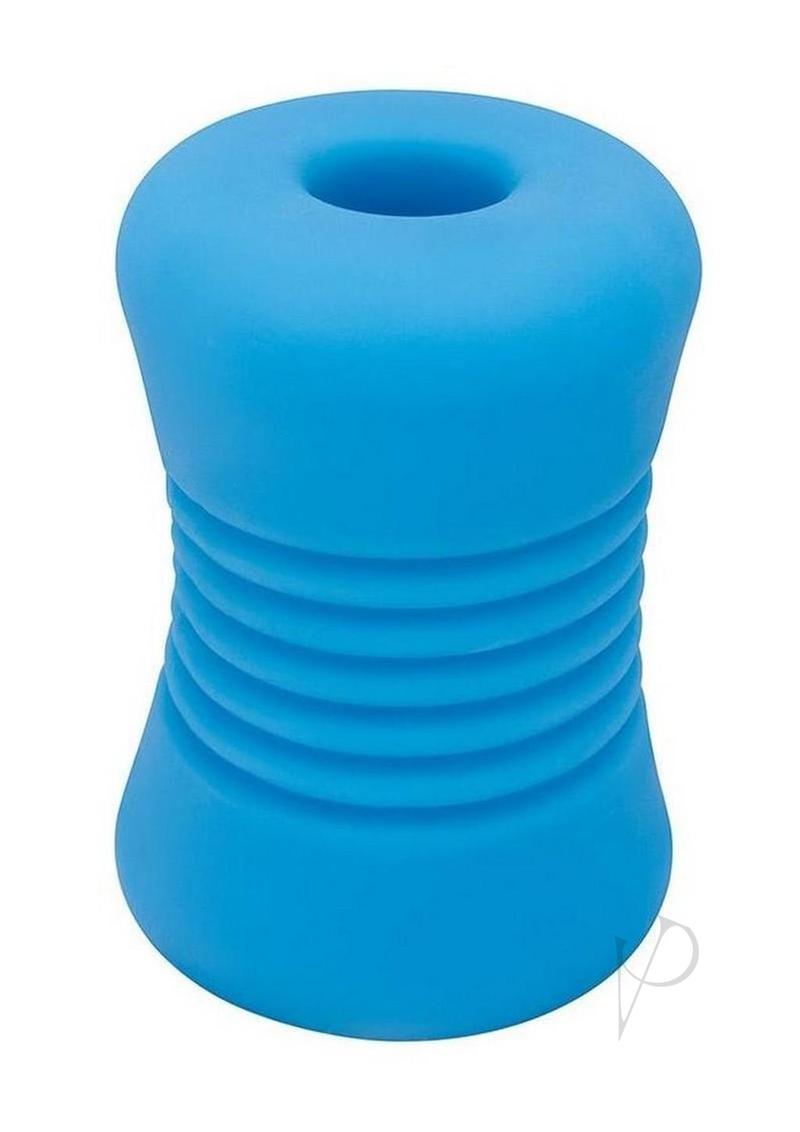 Bodywand 4Play Wavy Grip Stroker Blue - Image 3