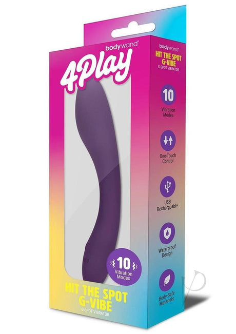Bodywand 4Play Hit The Spot Rechargeable G-Vibe Purple