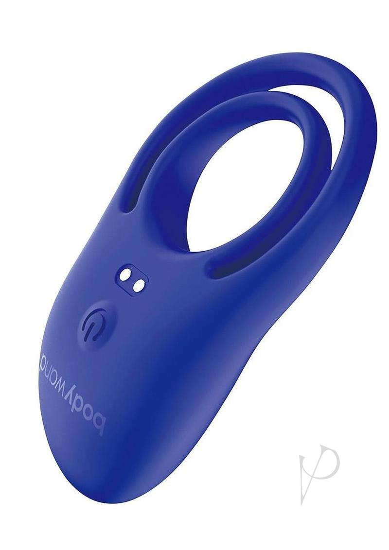 Bodywand 4Play Bonding Time Silicone Cock Ring Navy - Image 2