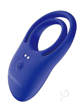 Bodywand 4Play Bonding Time Silicone Cock Ring Navy - Image 2
