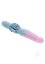 Gender X Tentacle Thruster Silicone Vibrator Blue and Pink with tentacle design, blue and pink colors.