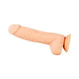 Adam & Eve Adam's Colossal 12 Inch Dildo Beige with realistic detail and lifelike design features.