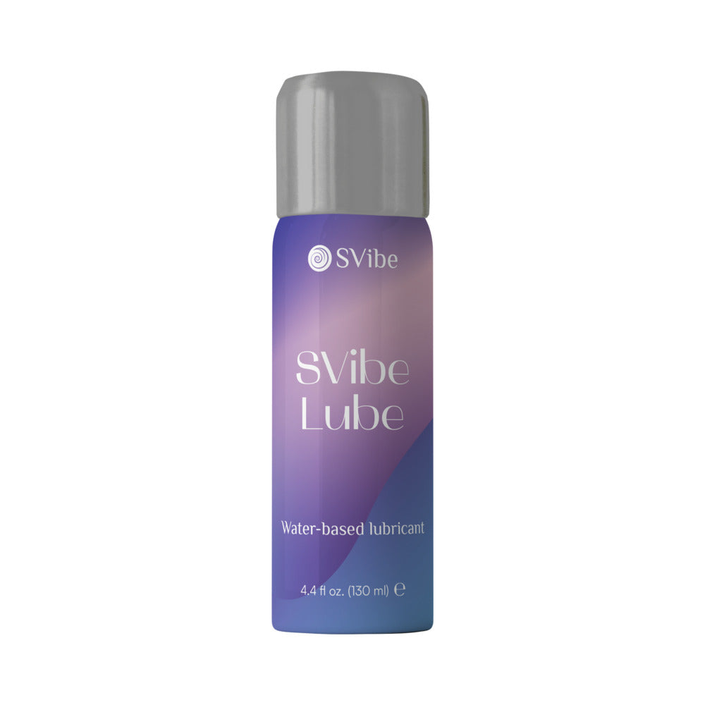 Svibe Snail Lube Water-based Lubricant 4 Oz bottle with grey cap and gradient label