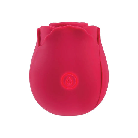 Adam & Eve Eve's Ravishing Suction Rose Clitoral Stimulator in vibrant rose design for intense stimulation.