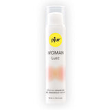 pjur Woman Lust Vibrating Orgasm Gel 15 ml in a sleek bottle designed for enhancing clitoral stimulation.