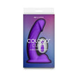 Colours Curve Vibrating 6 inches Dildo Purple packaging featuring a sleek design and vibrant color.
