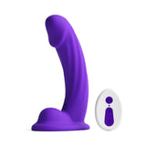Colours Curve Vibrating 6 inches Dildo Purple with remote for powerful stimulation and versatile sensations.