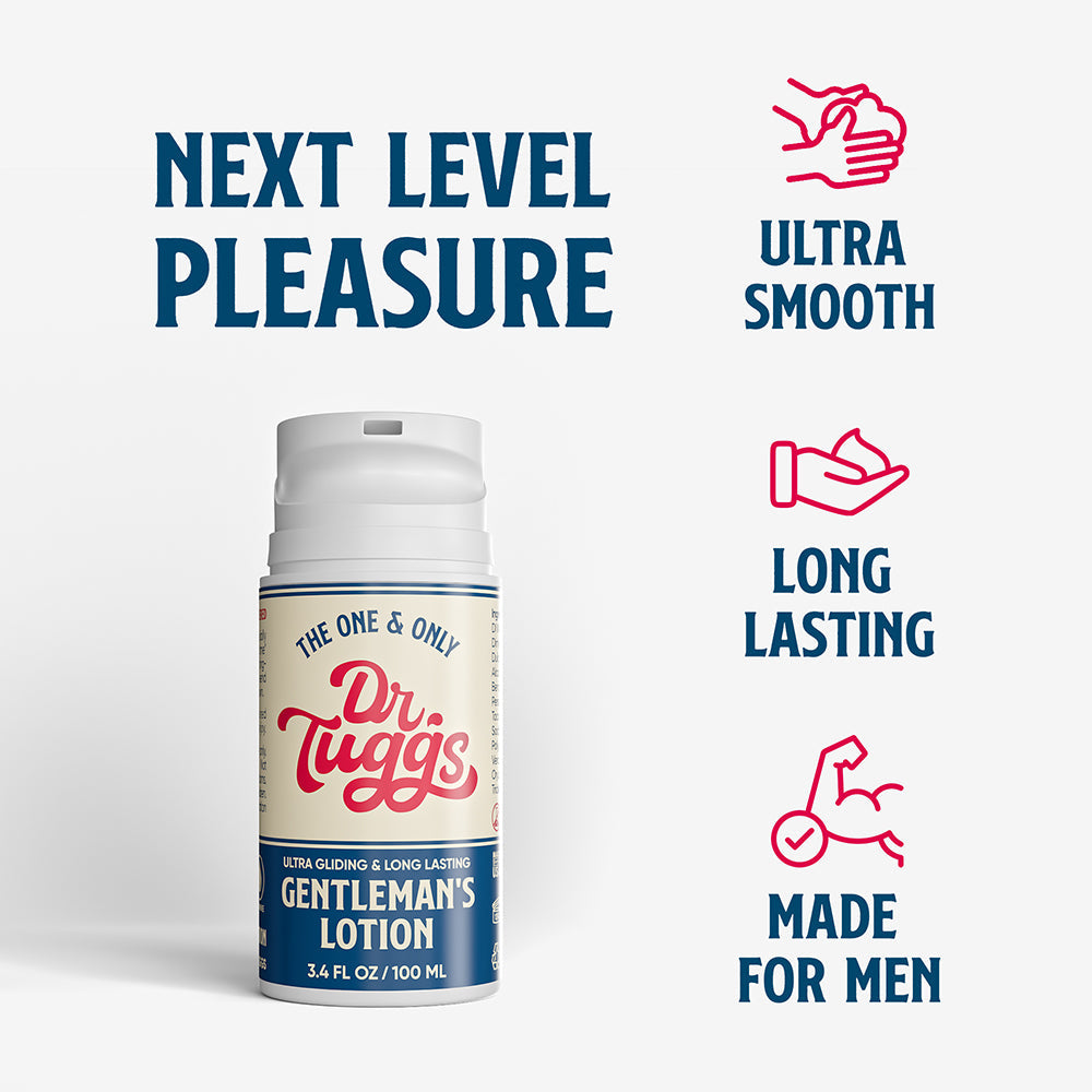 Dr Tuggs Gentleman's Masturbation Lotion 3.4 Oz for next level pleasure, ultra smooth and long lasting.