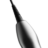 Close-up of the cable connector for Doxy Die Cast Max Plug-in Wand Massager Silver showcasing its sleek design.