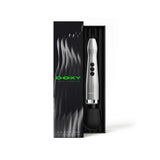 Doxy Die Cast Max Plug-in Wand Massager Silver in stylish packaging with a sleek design.