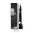 Doxy Die Cast Max Plug-in Wand Massager Black with sleek packaging and ergonomic design.