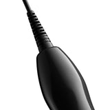 Close-up of the cable connection of the Doxy Die Cast Max Plug-in Wand Massager Black.