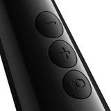 Control buttons of the Doxy Die Cast Max Plug-in Wand Massager Black for easy adjustment during use.