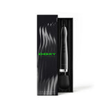 Doxy Die Cast Max Plug-in Wand Massager Black in sleek packaging showcasing its design and features.