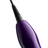 Doxy Die Cast Max Plug-in Wand Massager Purple close-up of the handle and cord