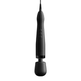 Doxy Original Wand Massager Black showing a sleek design with plug-in feature for powerful performance.
