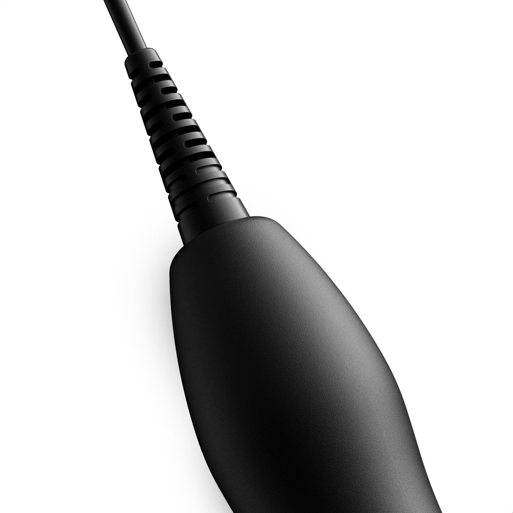 Close-up of the power cord plug for Doxy Original Wand Massager Black, showcasing its sleek design.