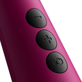 Control buttons on the Doxy Original Wand Massager Pink for easy operation and customization.